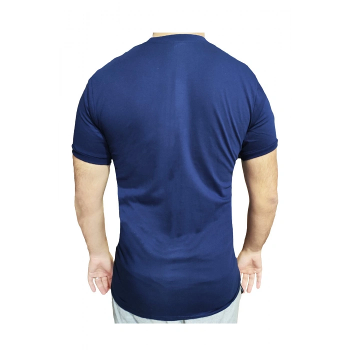 Jandarma Asayis Lacivert Renkli Kisa Kollu Pamuklu Organik Kaliteli Jandarma Asker Fanilasi