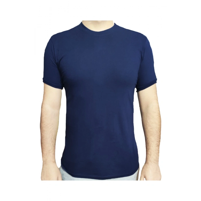 Jandarma Asayis Lacivert Renkli Kisa Kollu Pamuklu Organik Kaliteli Jandarma Asker Fanilasi