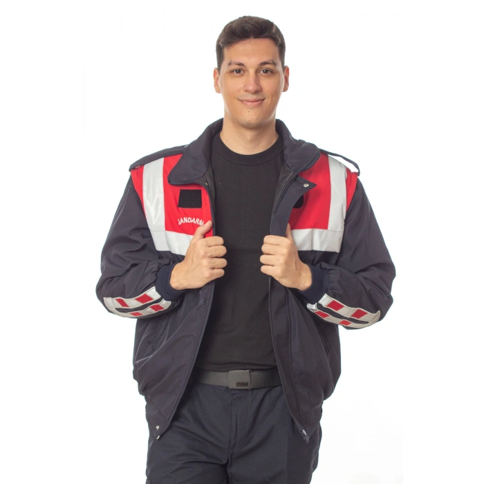 jandarma asayis lacivert renkli kollari cikarilabilir subay astsubay uzman cavus kislik monding mont yelek