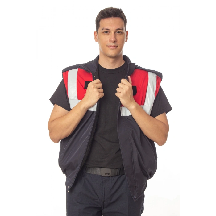 jandarma asayis lacivert renkli kollari cikarilabilir subay astsubay uzman cavus kislik monding mont yelek