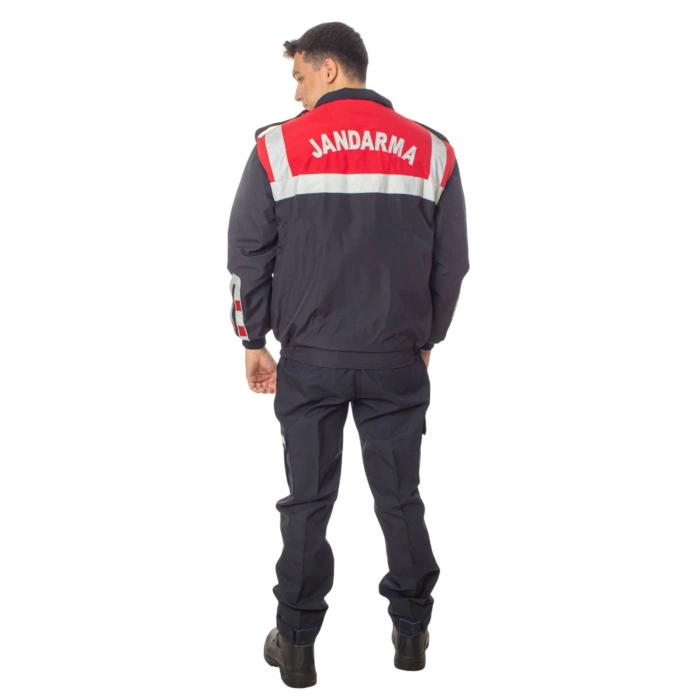 Jandarma Asayis Lacivert Renkli Kollari Cikarilabilir Subay Astsubay Uzman Cavus Kislik Monding Mont Yelek Lacivert Pantolon Alt Ust Takim