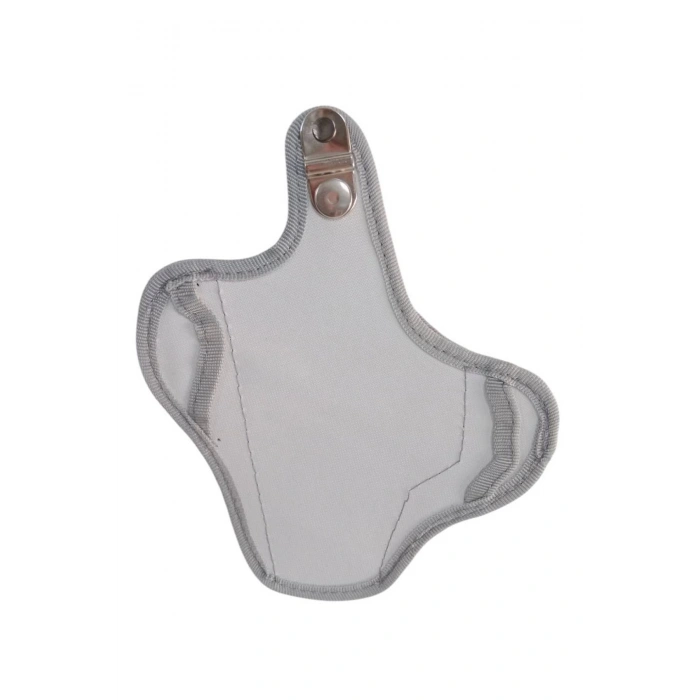 jandarma asayis trafik otoyol impertex kumas beyaz renkli reflektorlu kemere palaskaya takilan tam kelebek silah kilifi