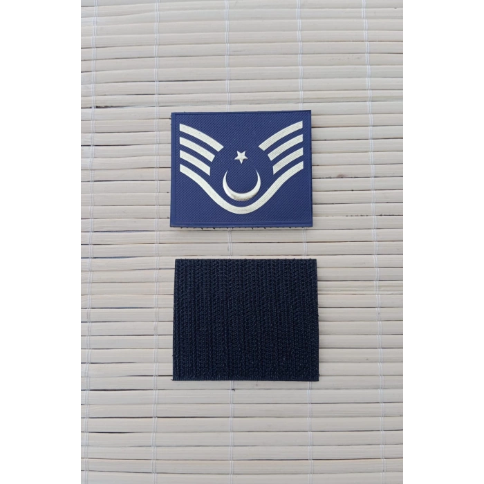 jandarma asayis astsubay ustcavus lacivert renkli 3d termoplastik mini rutbe