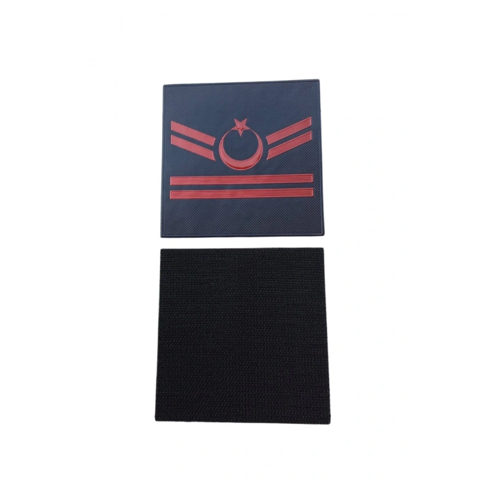 Jandarma Asayis Uzman Cavus 2 Kademe Lacivert Renkli 3D Termoplastik Kol Rutbe