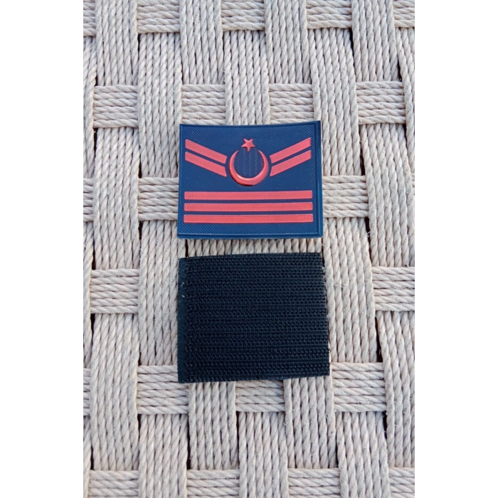 jandarma asayis uzman cavus 3 kademe 3d plastik mini gogus tisort rutbesi