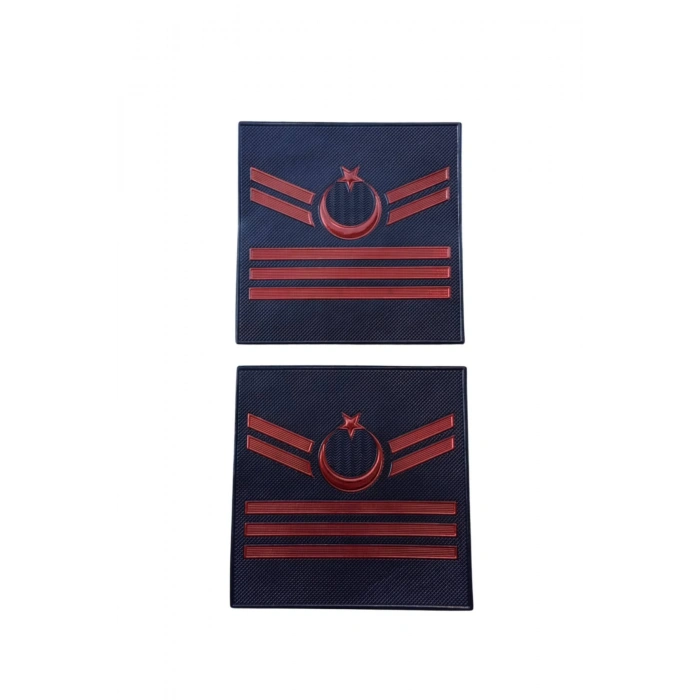 Jandarma Asayis Uzman Cavus 3 Kademe Lacivert Renkli 3D Termoplastik Kol Rutbe