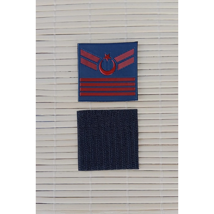 jandarma asayis uzman cavus 4 kademe 3d plastik mini gogus rutbesi