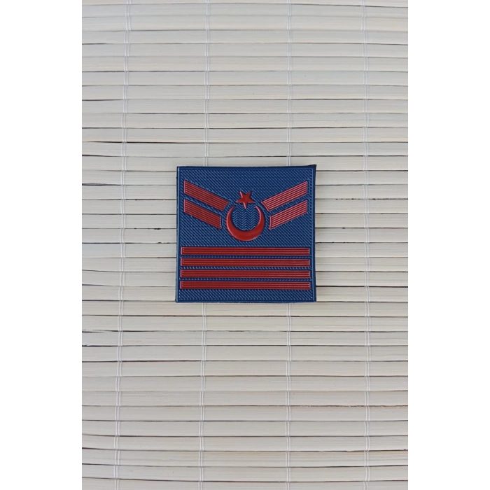 jandarma asayis uzman cavus 4 kademe 3d plastik mini gogus rutbesi