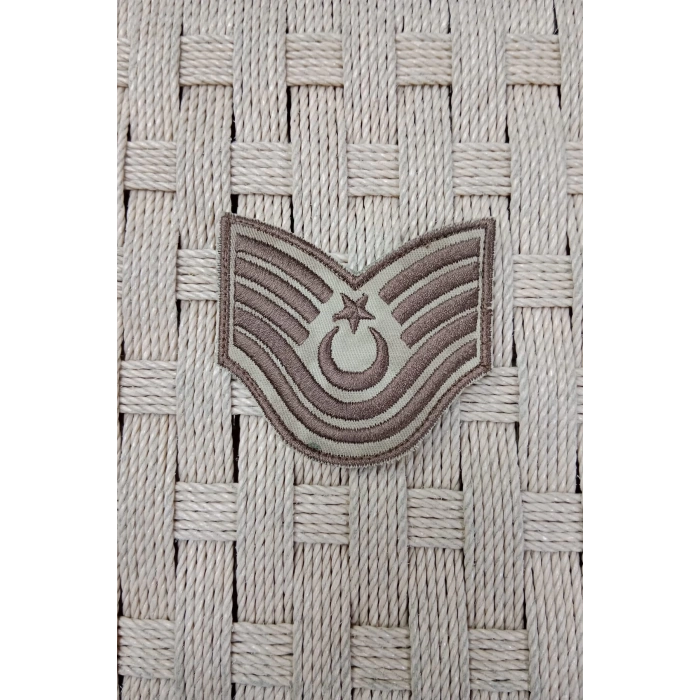 Jandarma Astsubay Kidemli Ustcavus Kamuflaj Renkli Nakis Kol Rutbe