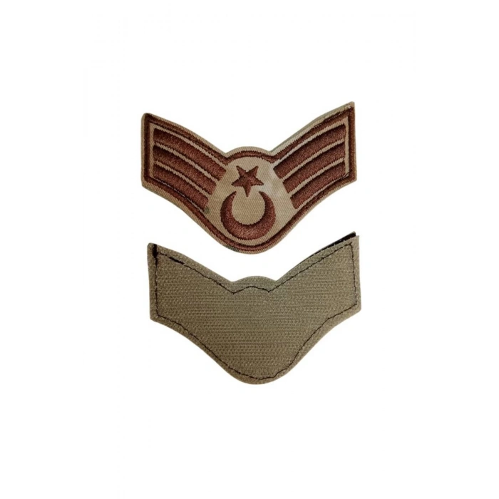 Jandarma Astsubay Kidemlicavus Kamuflaj Renkli Nakis Kol Rutbe