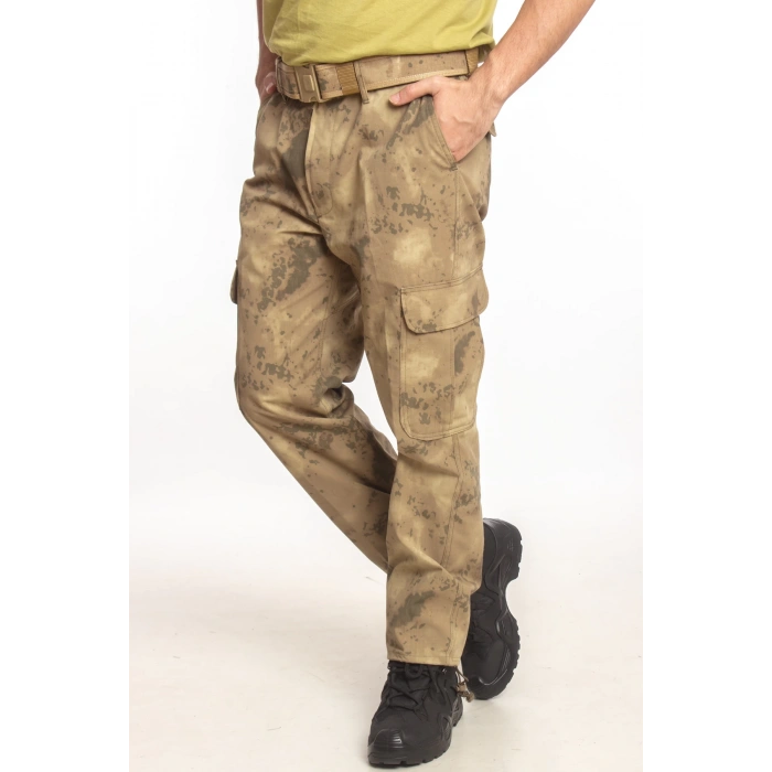 Jandarma Dogu col Kamuflaj Renkli Kargo Cepli Airsoft Taktik Askeri Pantolon