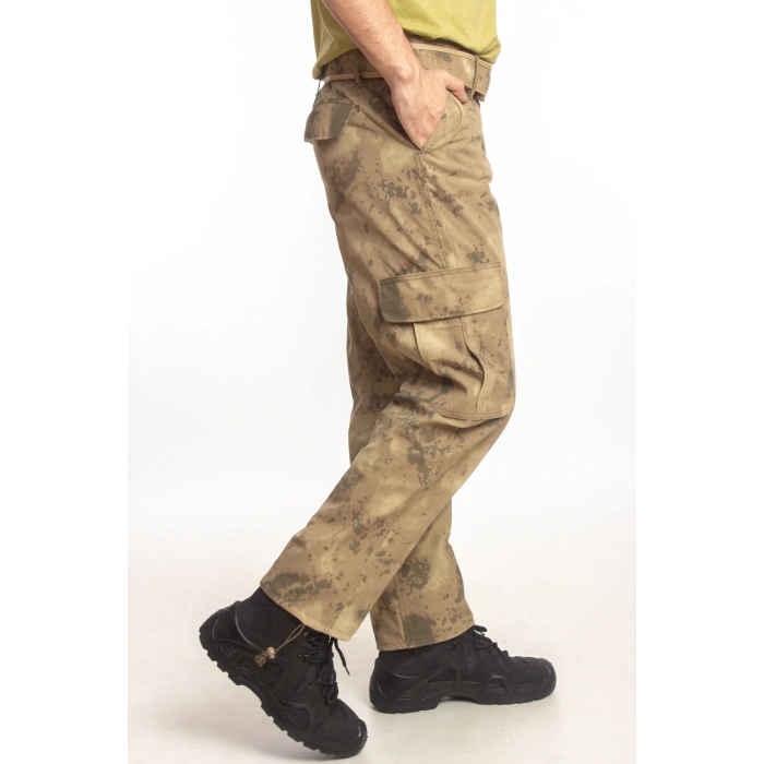 Jandarma Dogu col Kamuflaj Renkli Kargo Cepli Airsoft Taktik Askeri Pantolon
