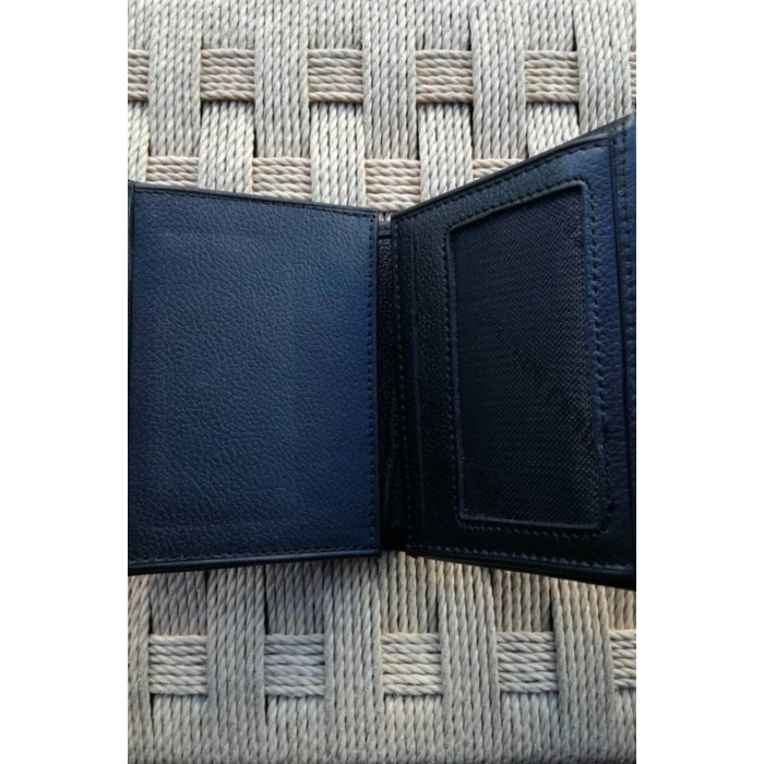 Jandarma Kabartma Yazili Amblemli Hakiki Deri Rozetli Cuzdan