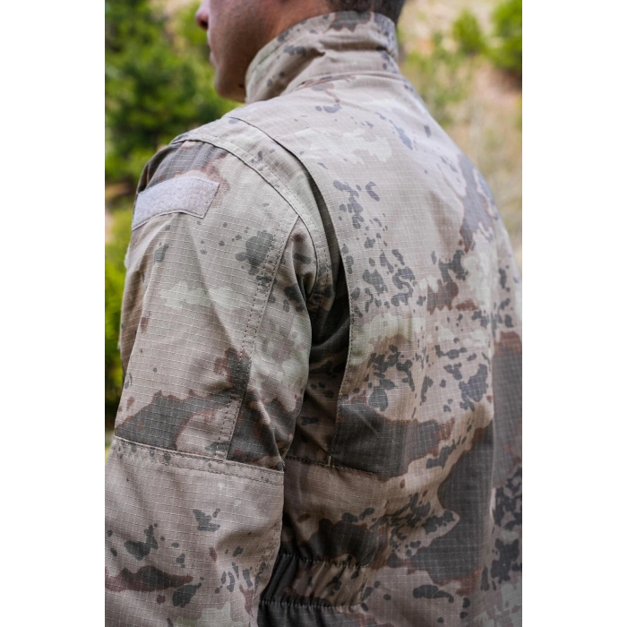 jandarma kamuflaj renkli 4 cepli uzun kollu taktik gomlek komando ictima gomlegi