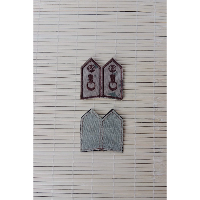 Jandarma Kamuflaj Renkli Nakis islemeli Cirtli Bez Yaka Spolet