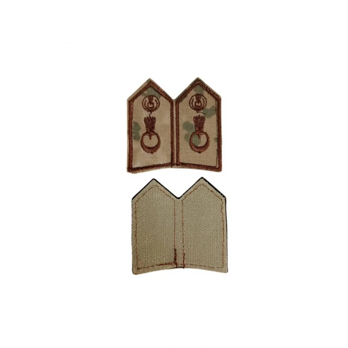 Jandarma Kamuflaj Renkli Nakis islemeli Cirtli Bez Yaka Spolet