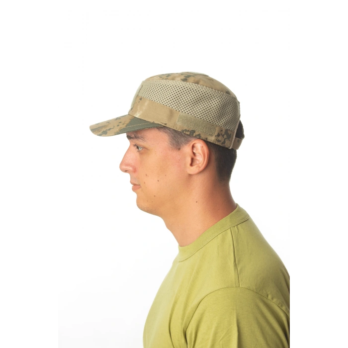 jandarma kamuflaj renkli on tarafi cirtli arka tarafi ayarlamali yazlik fileli operasyon sapka kep