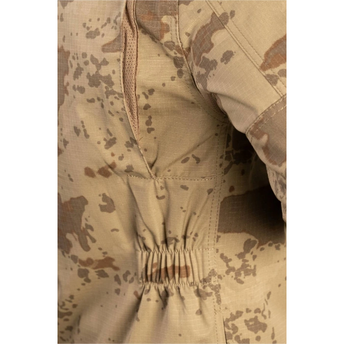 Jandarma Kamuflaj Renkli Uzun Kollu Cepli ictima Ceket Gomlek