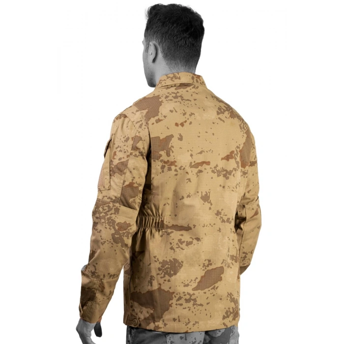 Jandarma Kamuflaj Renkli Uzun Kollu Cepli Komando Ceket Gomlek