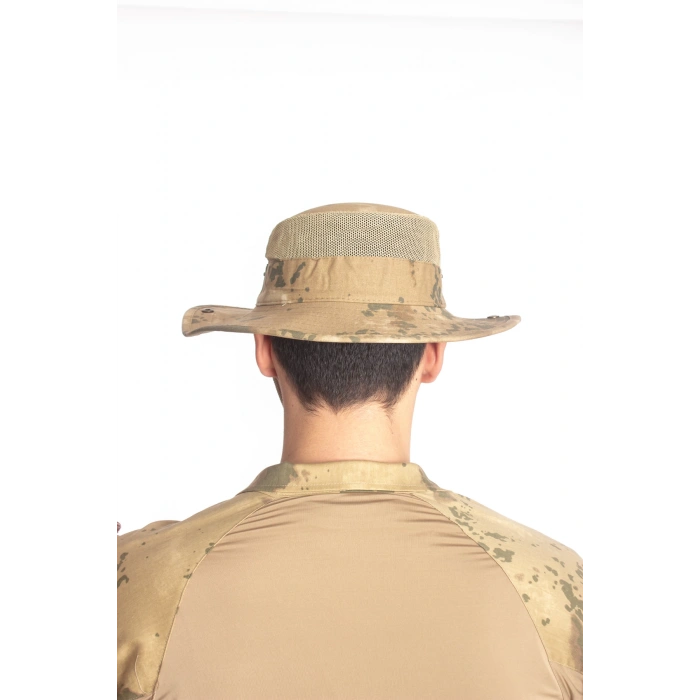 jandarma kamuflaj renkli ipli ayarlamali yazlik fileli jungle fotr arazi sapka kep