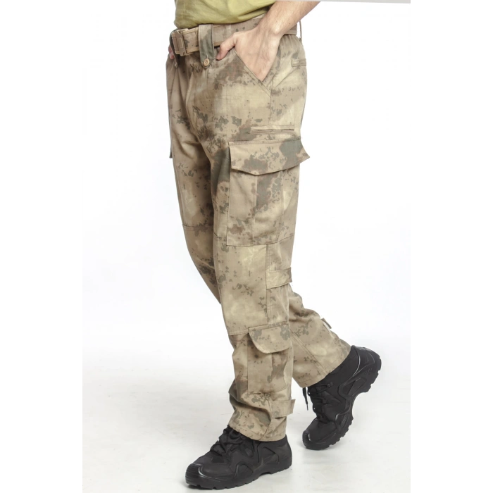 Jandarma Komando col Kamuflaj Renkli Kargo Cepli Airsoft Taktik Askeri Pantolon
