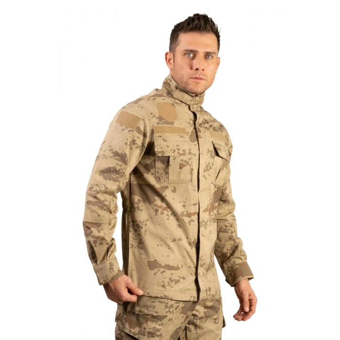 jandarma komando kamuflaj renkli 4 cepli uzun kollu taktik gomlek ictima gomlegi