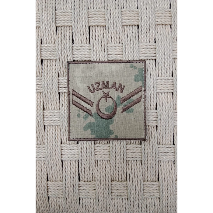 Jandarma Uzman Cavus Kamuflaj Renkli Nakis Kol Rutbe