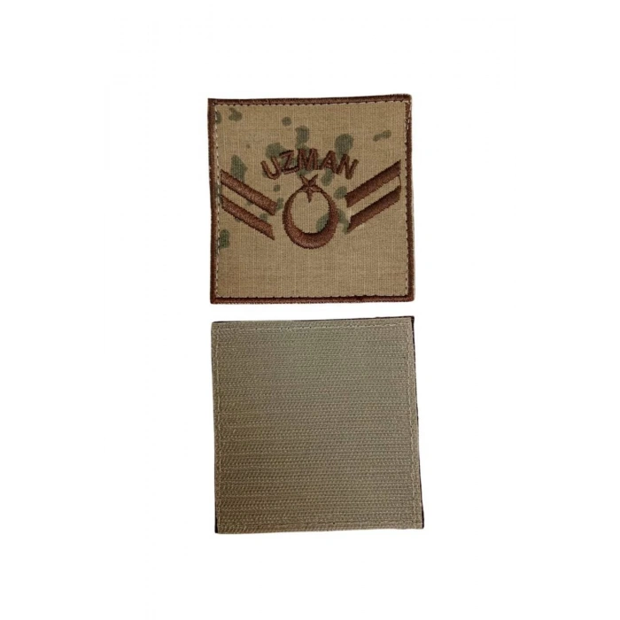 Jandarma Uzman Cavus Kamuflaj Renkli Nakis Kol Rutbe