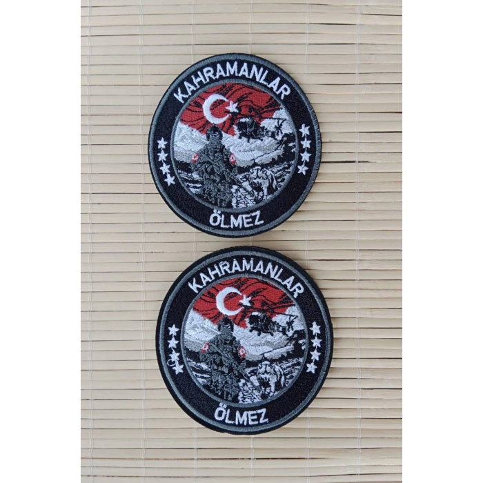 Kahramanlar Olmez Nakis islemeli Arma Pec Patch