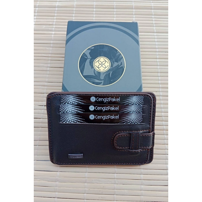 Kahverengi Hakiki Deri Cengiz Pakel Kartlik