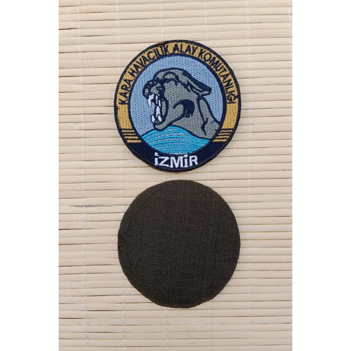Kara Havacilik Alay Komutanligi izmir Yazili Nakis islemeli Arma Pec Patch