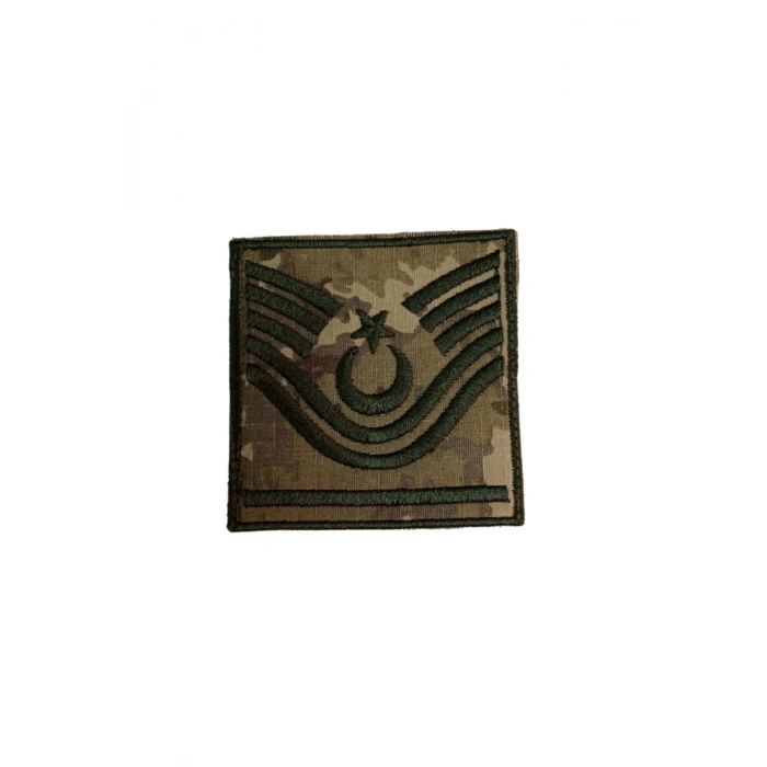 kara kuvvetleri astsubay bascavus kamuflaj renkli nakis kol rutbe