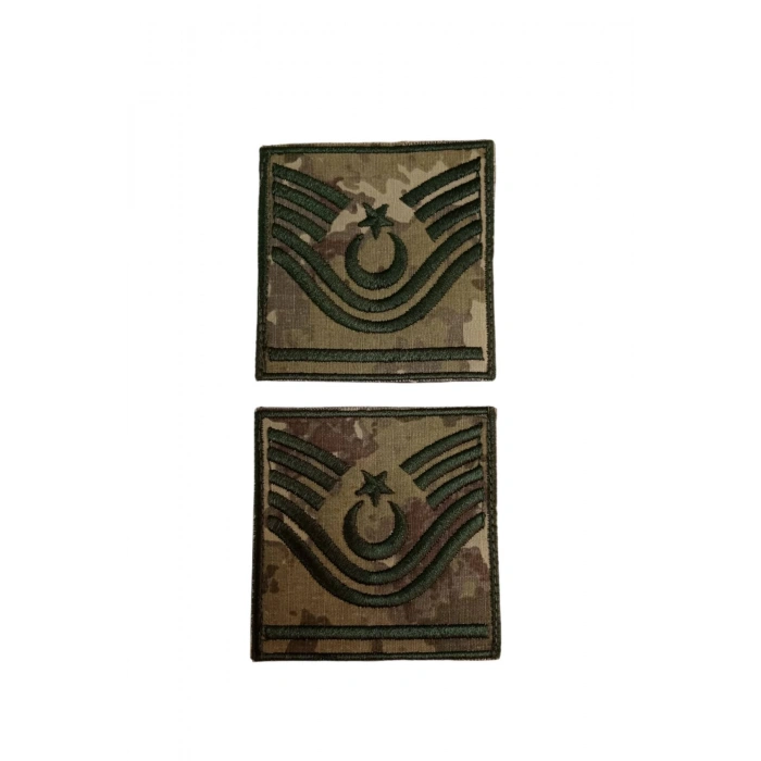 kara kuvvetleri astsubay bascavus kamuflaj renkli nakis kol rutbe