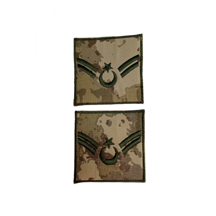 kara kuvvetleri astsubay cavus kamuflaj renkli nakis kol rutbe