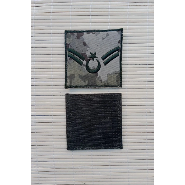 kara kuvvetleri astsubay cavus kamuflaj renkli nakis kol rutbe