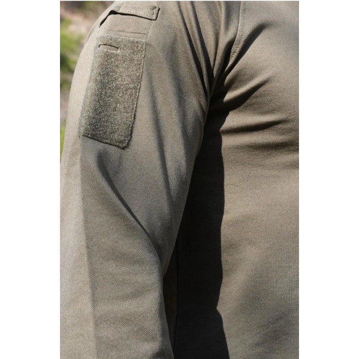 kara kuvvetleri haki renkli beldaran model cepli uzun kollu bisiklet yakali operasyon taktik tisort