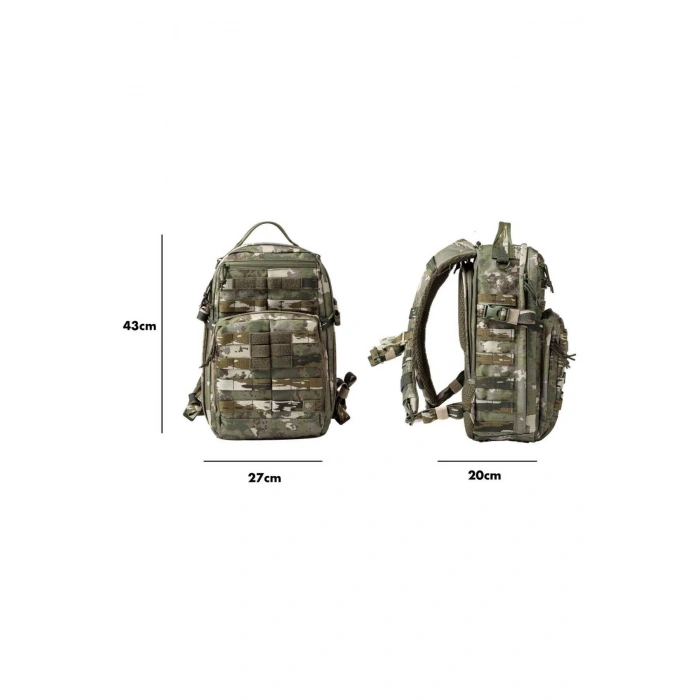 kara kuvvetleri kamuflaj renkli 30 litre dagci askeri taktik sirt cantasi