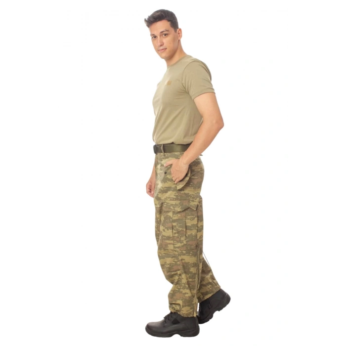 kara kuvvetleri kamuflaj renkli 5 cepli airsoft taktik avci pusu pantolon kisa kollu subay astsubay uzman cavus rutbeli fanilasi tisort