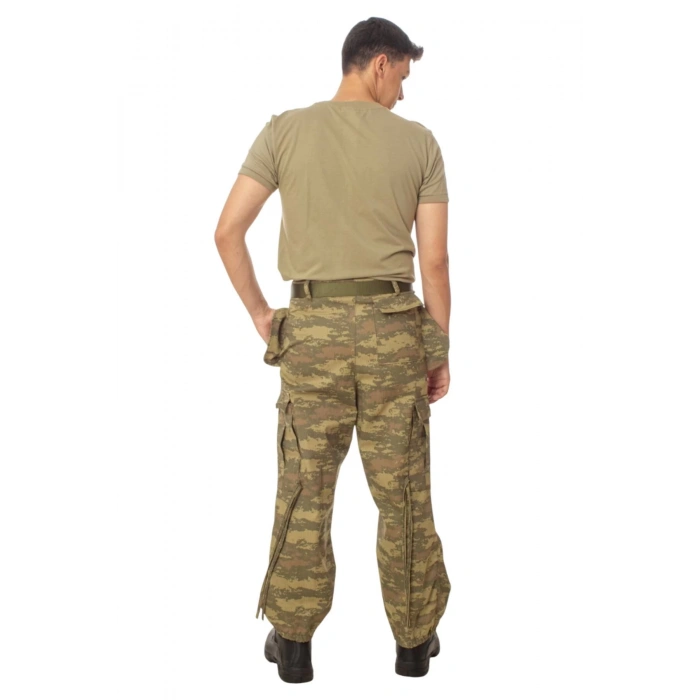 kara kuvvetleri kamuflaj renkli 5 cepli airsoft taktik avci pusu pantolon kisa kollu subay astsubay uzman cavus rutbeli fanilasi tisort