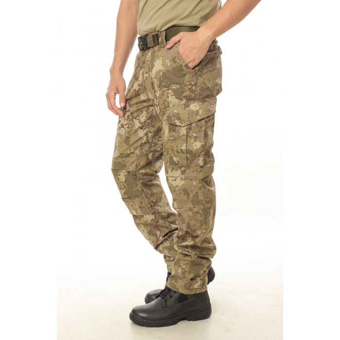 kara kuvvetleri kamuflaj renkli 8 cepli bamsi model kargo cepli airsoft outdoor taktik pantolon