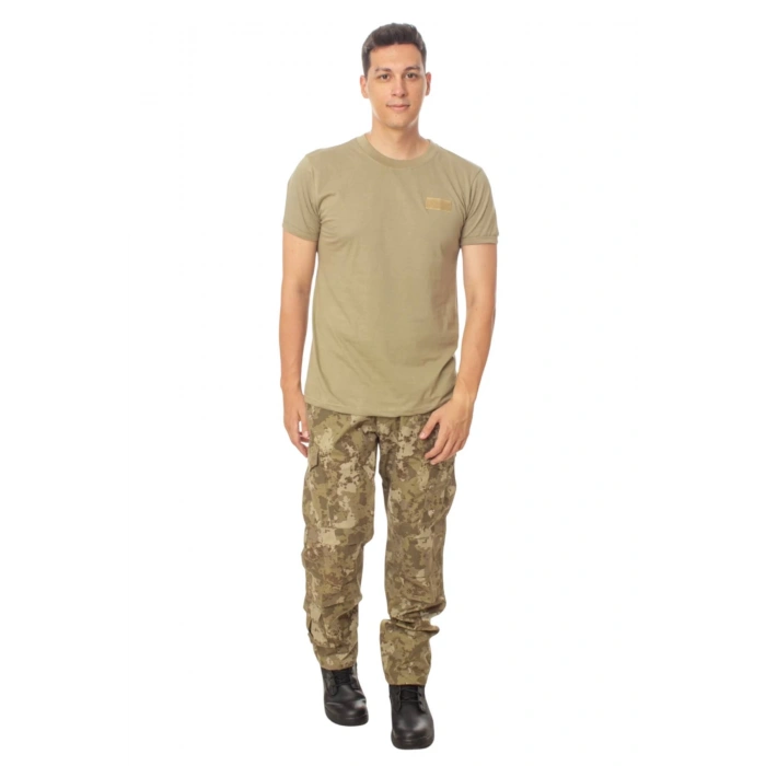 kara kuvvetleri kamuflaj renkli 8 cepli bamsi model kargo cepli airsoft outdoor taktik pantolon kisa kollu subay astsubay uzman cavus rutbeli fanilasi tisort