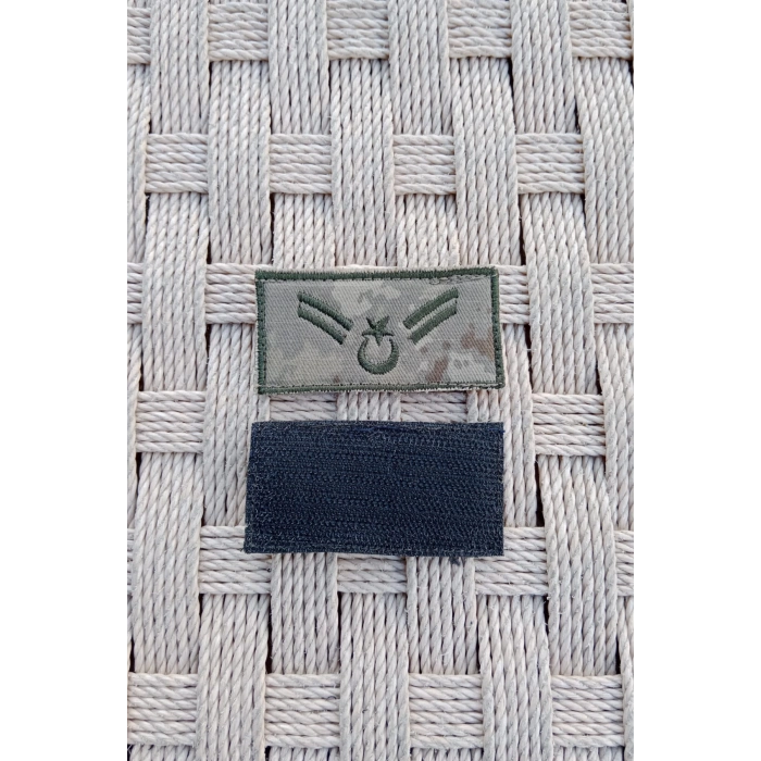 kara kuvvetleri kamuflaj renkli astsubay cavus nakis mini tisort rutbe