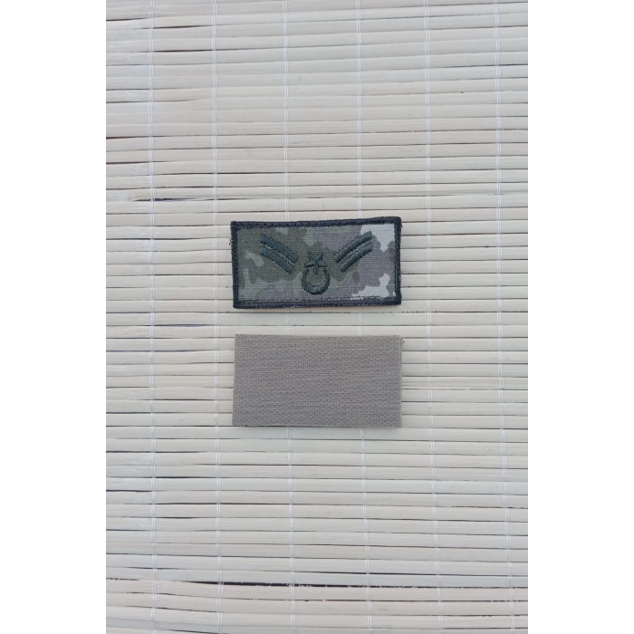 kara kuvvetleri kamuflaj renkli astsubay cavus nakis mini tisort rutbe