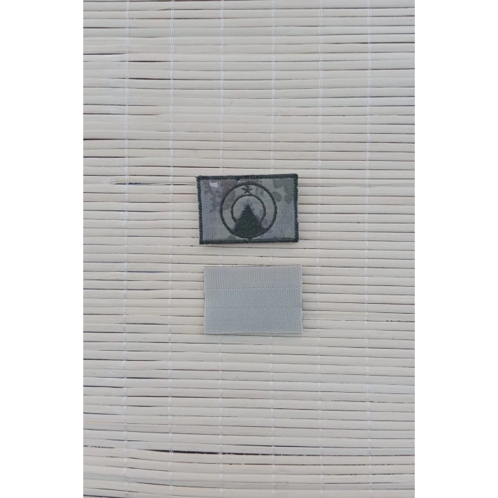 kara kuvvetleri kamuflaj renkli atis basari 1 yildiz bez brovesi