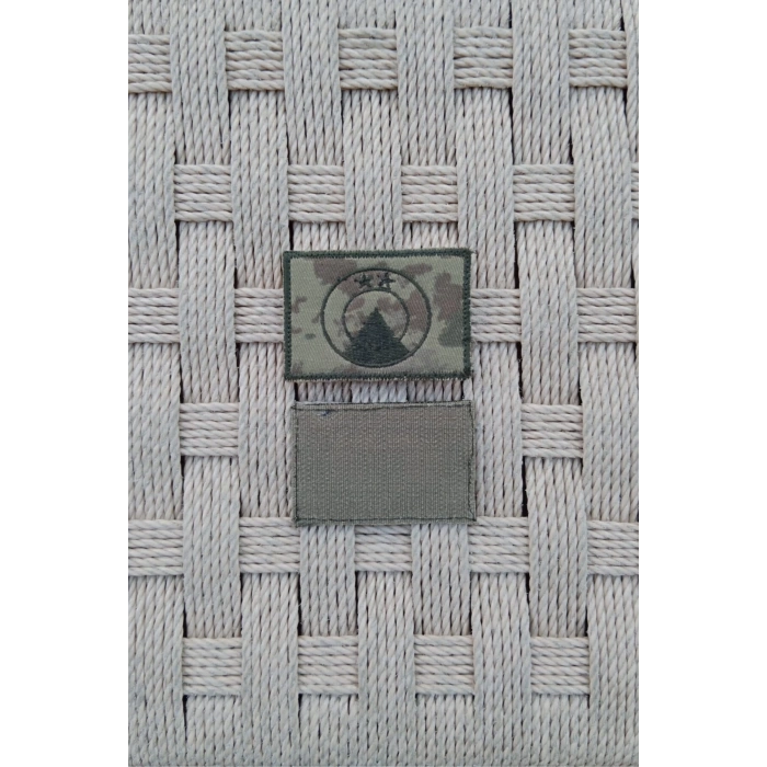 kara kuvvetleri kamuflaj renkli atis basari 2 yildiz bez brovesi