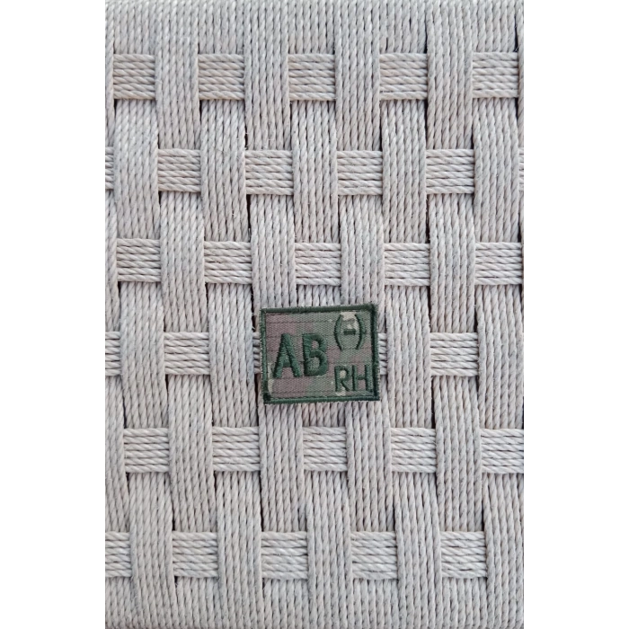 kara kuvvetleri kamuflaj renkli nakis islemeli AB rh - kan gruplu patch arma pec