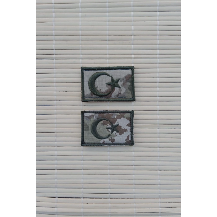 kara kuvvetleri kamuflaj renkli nakis islemeli arma pec patch bayrak