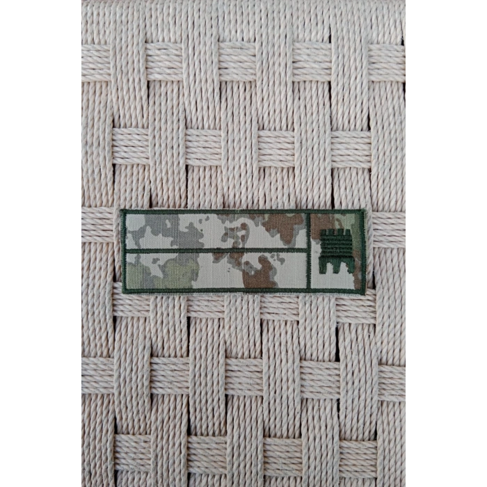 Kara Kuvvetleri Kamuflaj Renkli Soyadi ve Kan Grubu istihkam Nakis isimlik