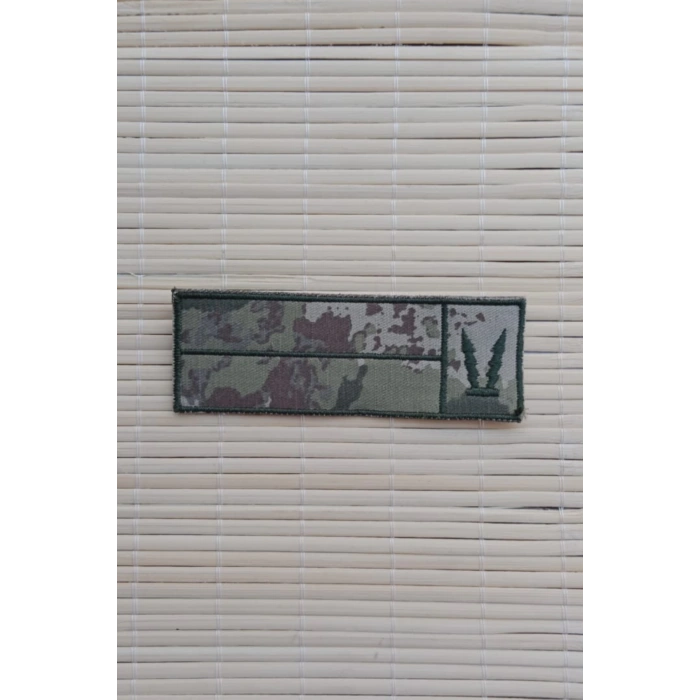 Kara Kuvvetleri Kamuflaj Renkli Soyadi ve Kan Grubu Muhabere Nakis isimlik