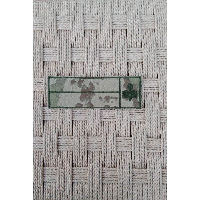 Kara Kuvvetleri Kamuflaj Renkli Soyadi ve Kan Grubu Ogretmen Nakis isimlik